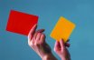 Cart�es Penaltys - Water Polo (Vermelho+Amarelo)